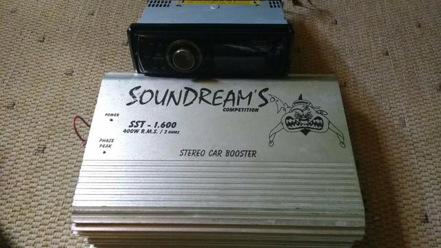 Vendo um módulo modelo sst-1600 400w r.m.s./2 ohms e um cd player, todos em bom estado - Foto 2