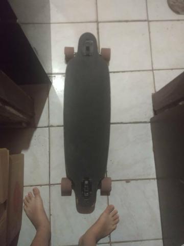 Skate longboard montado pra vender logo - Foto 2