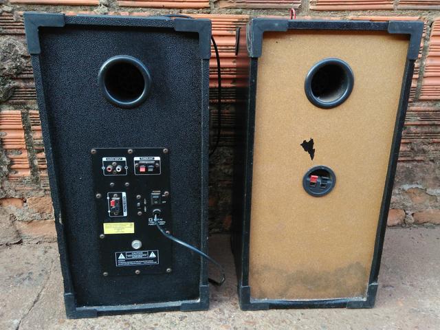 Vendo caixas de som ativa e passiva TRC 200w - Foto 2