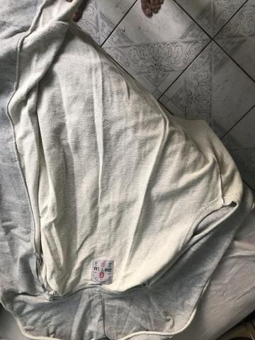 Cardigan moletom Cinza - Foto 2