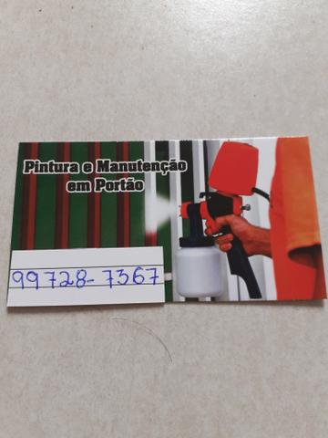 Pintura no portao