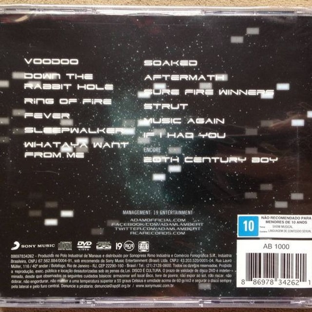 CD + DVD Adam Lambert - Glam Nation Live Original - Foto 4