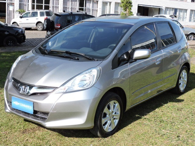 HONDA FIT LX 1.4 FLEX 2013 CINZA COMPLETO, ORIGINAL