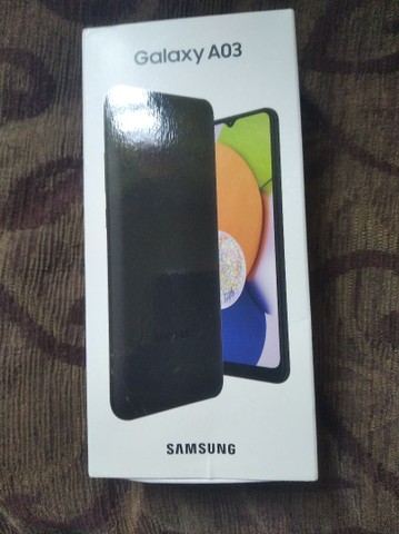 Celular Samsung A03 Preto 64/4Gb tela infinita superbateria de 5000 mah novo zero
