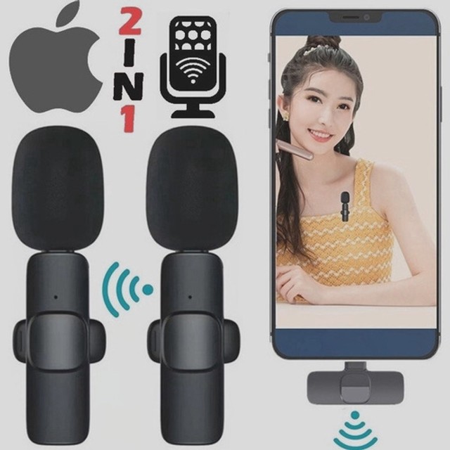 Microfone Lapela Duplo sem fio para IPhone  - Foto 4