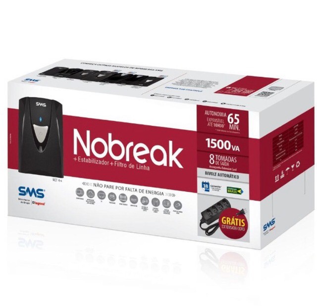 Nobreak SMS Net 4+ 1500 va Bivolt Novo - Foto 2