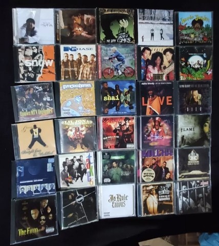 Lote 55 Cds Hip Hop Rap Comuns E Raros Eminem Jay Z Cee Lo