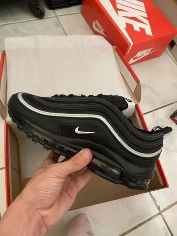 Air max 97 hot sale black white stripe