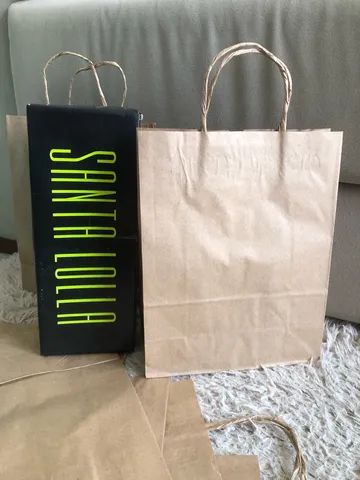 Sacolas de Papel Kraft 