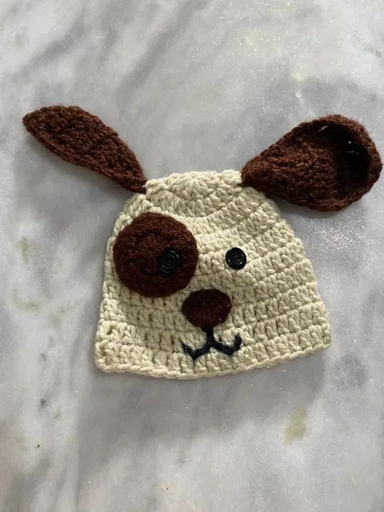 Conjunto de Crochê para Bebê - Cachorrinho - Foto 2