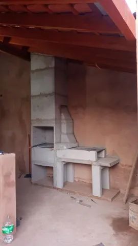 Churrasqueira pré moldada com fogão  - Foto 4