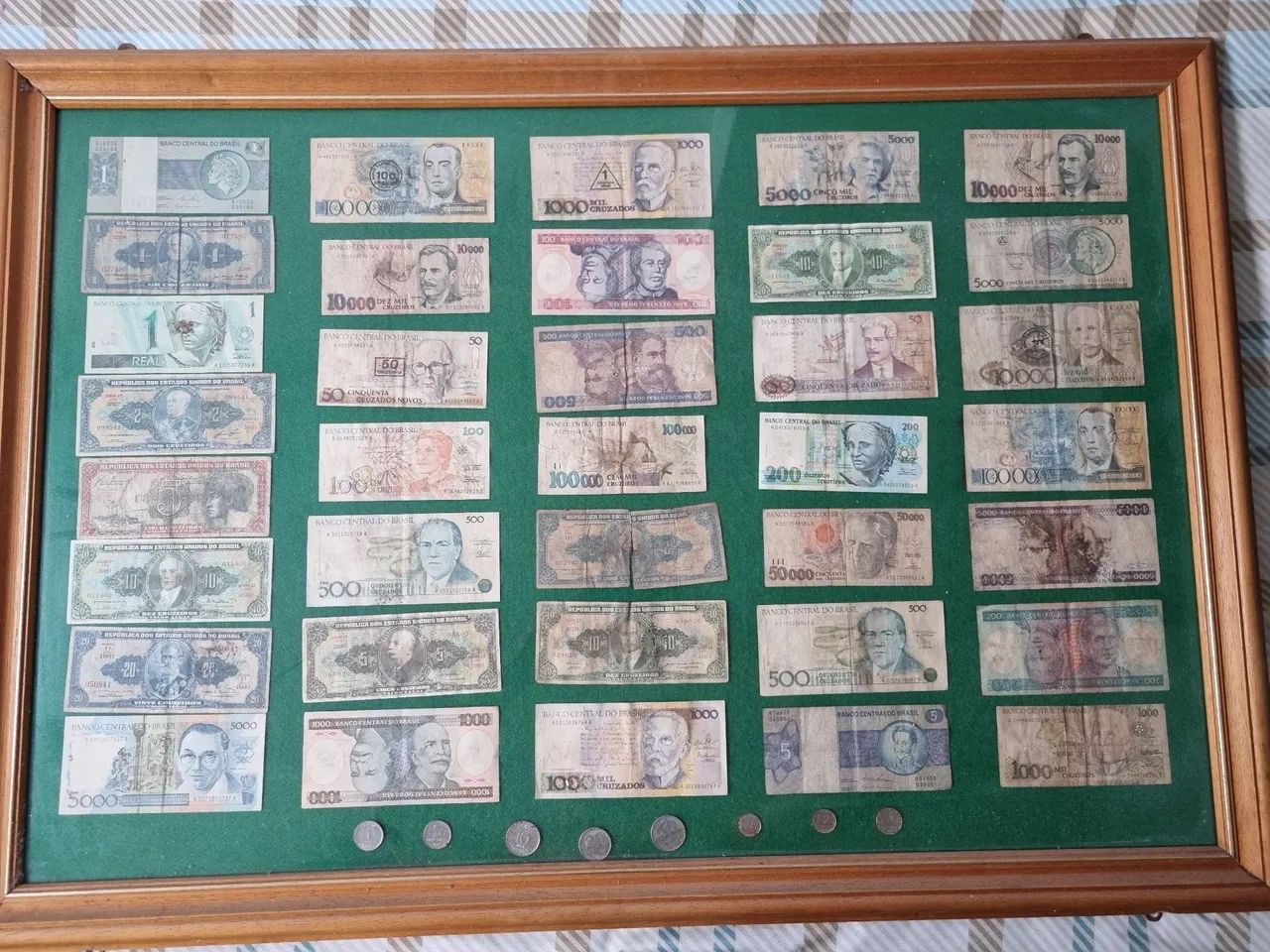 Coleção de Moedas Brasileiras Antigas