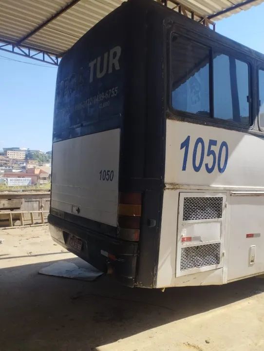 Onibus Marcopolo Viaggio Alto ano 91/92 motor Mercedes o400 - Foto 4