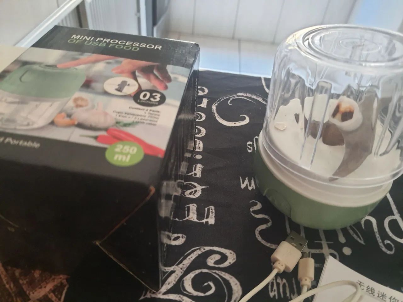 Mini processador of USB food - Foto 2