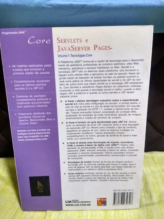 Livro - Core Servlets e JavaServer Pages Volume 1: Tecnologias core - Foto 2