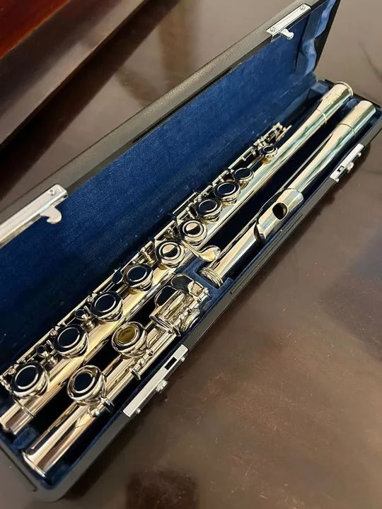 Flauta Transversal Pearl NC 96 niquelada  - Foto 6