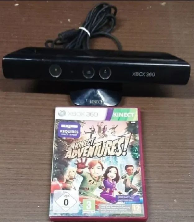 Sensor Kinect Xbox 360 com Jogo Kinect Adventures - Foto 3