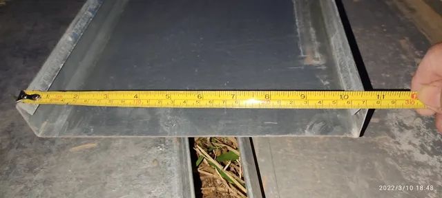 Rufos Gravia, Chapa Galvanizada Grossa, Capa 300X27 Corte 39cm, Externo 300X14 Corte 20cm. - Foto 2