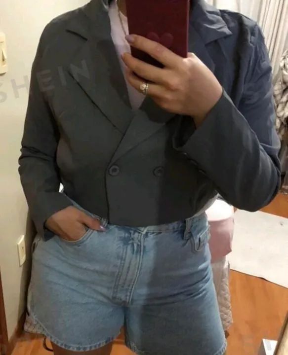 Blazer Cropped M - Foto 2