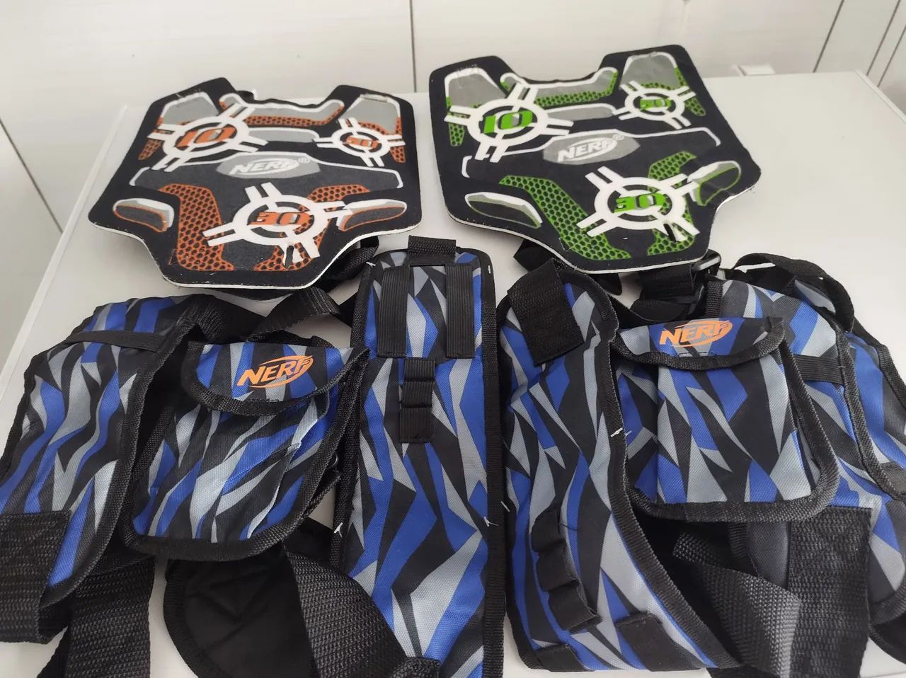 4 Colete Nerf para brincar de guerra novo e usado - Foto 2