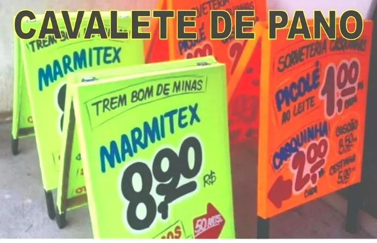 Faixas e Cavaletes neon - Foto 2