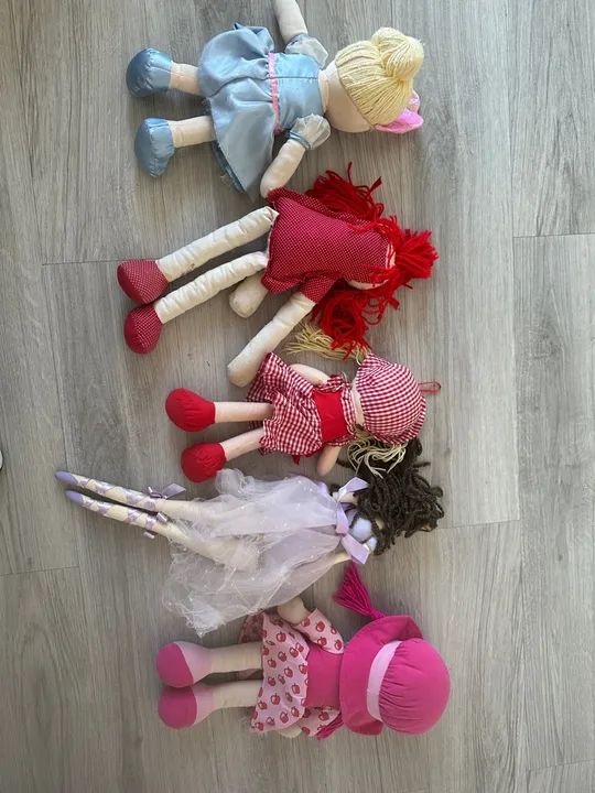 bonecas de pano para brincar - Foto 5