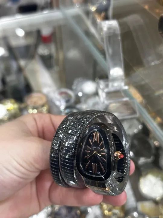 Relogio Serpenti Bvlgr Preto - Foto 4