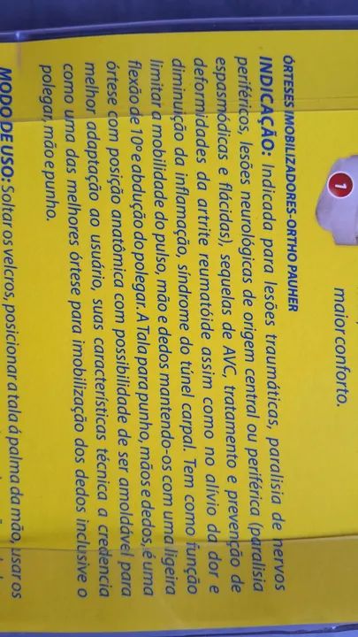 Talinha para braço Esquerdo - Tamanho Único - Novo - Foto 4