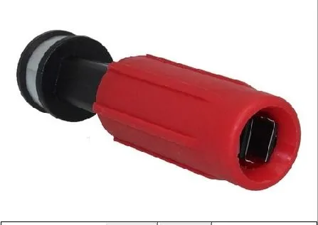 Esguicho plast lavadoura 2,2mm vermelho leque BH1400