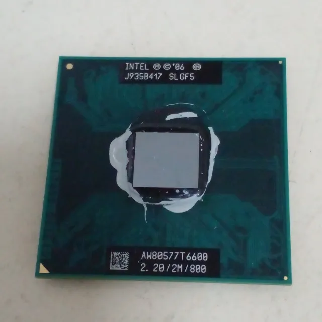 Processador Intel Mobile T6600 2.2/2m/800 Core 2 Duo Slgf5