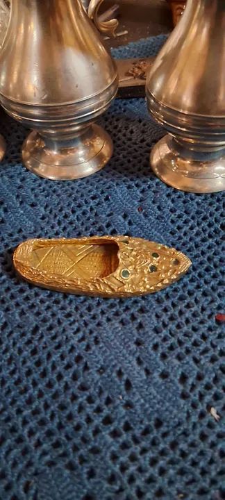 Belíssimo Sapatinho em Bronze 8 cm - Foto 2