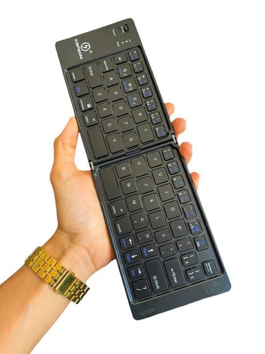MINI TECLADO DOBRÁVEL BLUETOOTH KAPBOM - Foto 5
