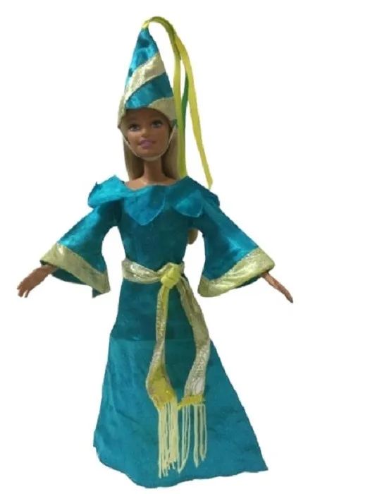 Roupa Fantasia Da Boneca Julia Ano 1995 Princesa Guinevere - Foto 6