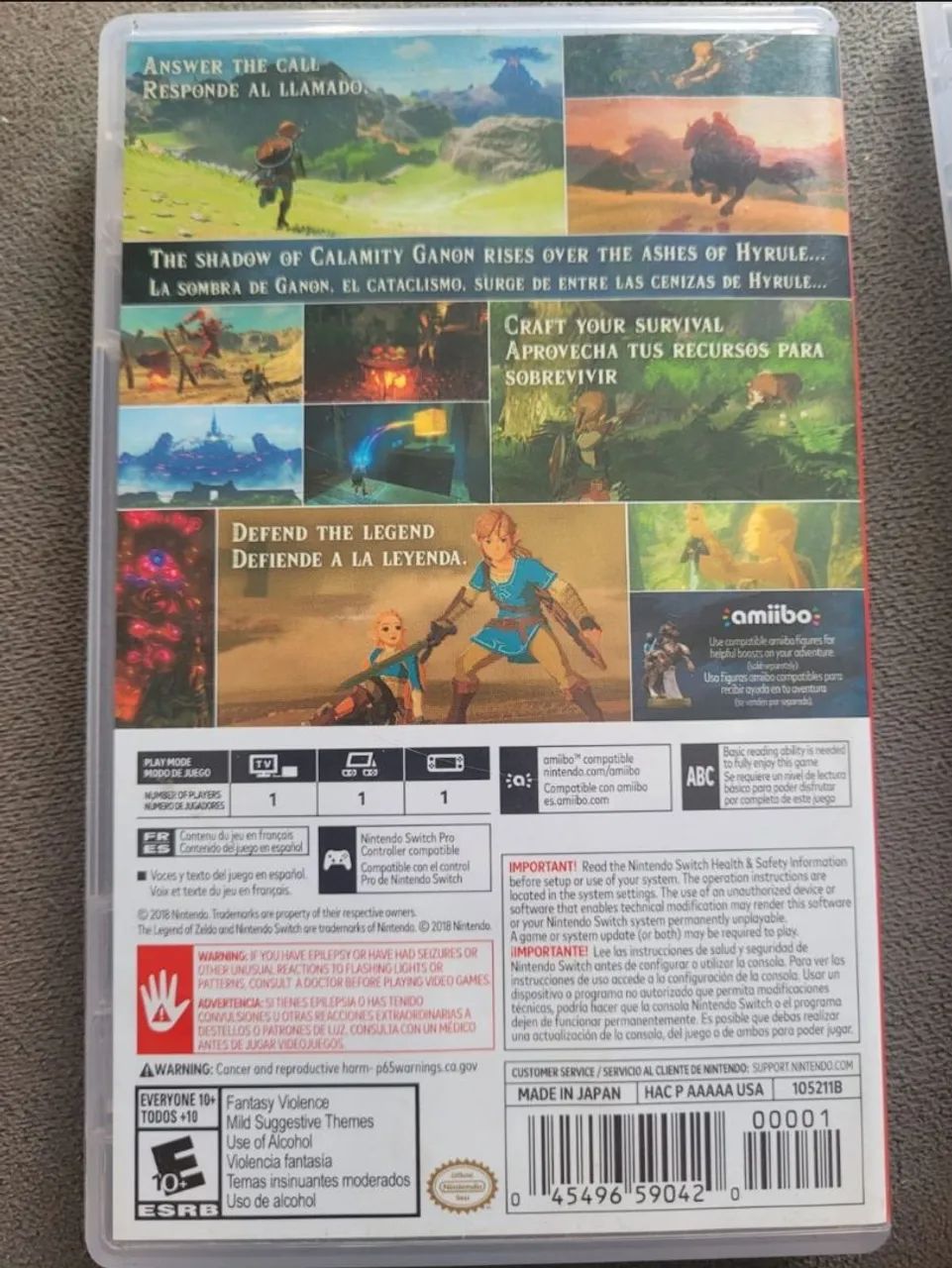 The Legend of Zelda: Breath of the Wild - Nintendo Switch - Foto 2