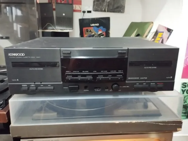 Tape deck kenwood 103ct funcionando raridade