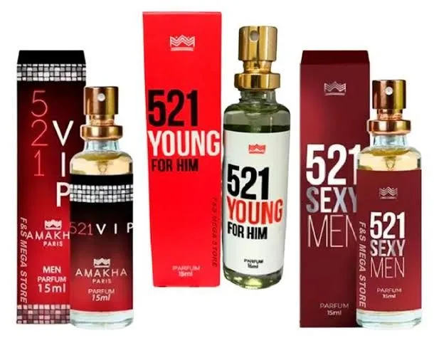 Kit com 3 Perfumes 15ml na Promoção