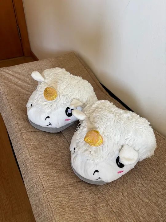 Pantufa unicórnio 