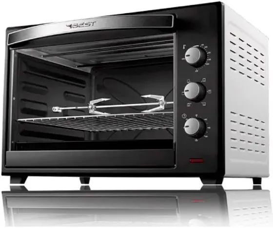 Forno elétrico Best plus 48L preto com branco, 220v
