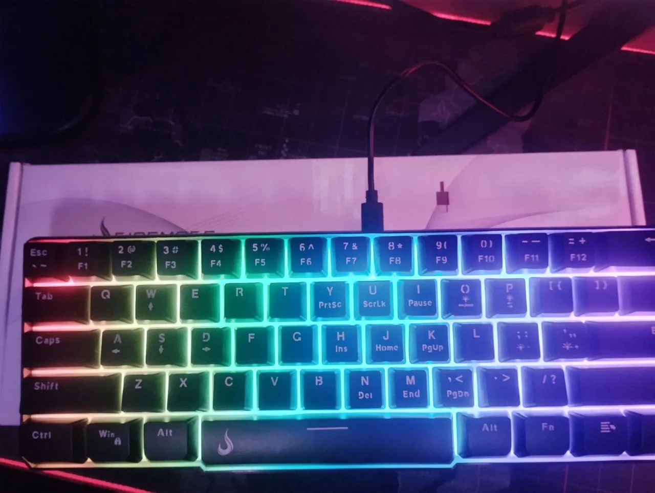 Teclado Gamer RGB 60%