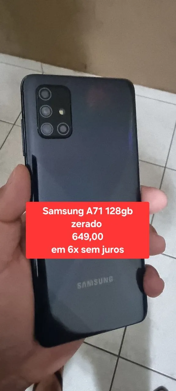 Samsung A71 128gb sem detalhes