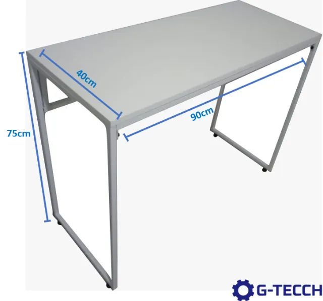 Mesa de Escritório NOVA Industrial Multiuso Notebook para Estudo Computador Escrivaninha - Foto 5