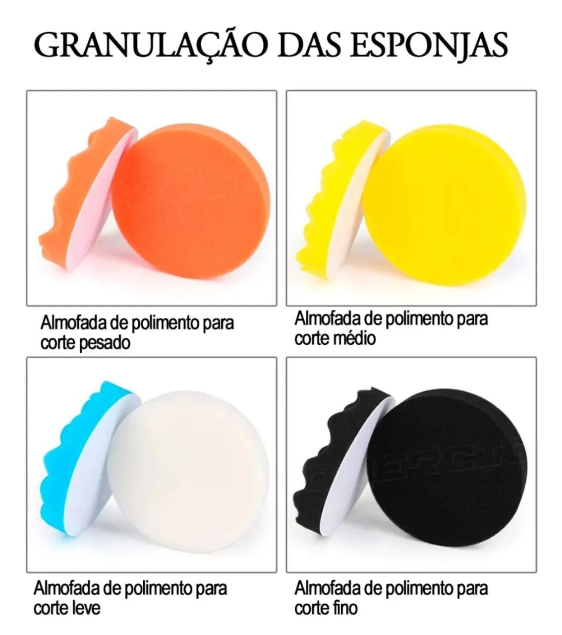 Jogo de 11 boinas para polimento/acabamento - uso em furadeira, parafusadeira e politrix  - Foto 2