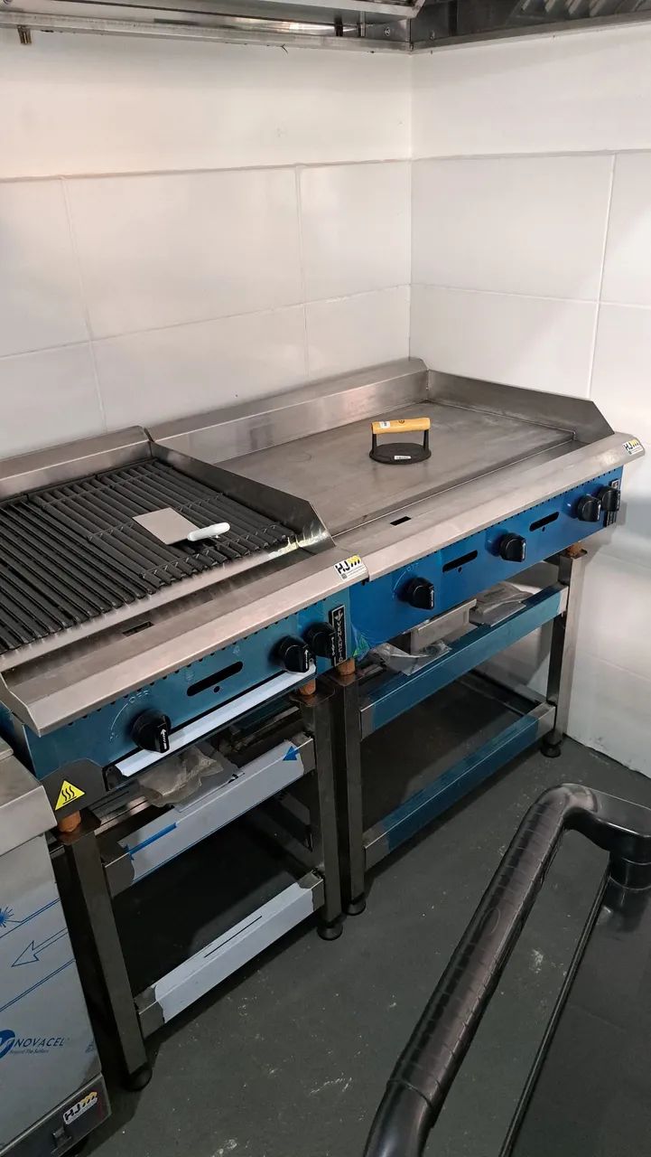 A. Chapa e Grelha Industrial - Ideal para Restaurantes