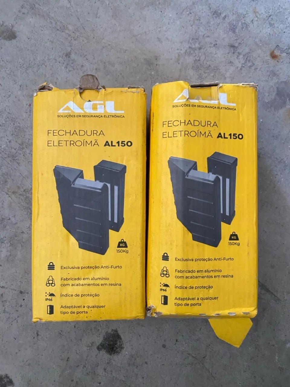 Fechadura Eletroímã AGL AL150 - 150kg (Tenho 2 Unidades)
