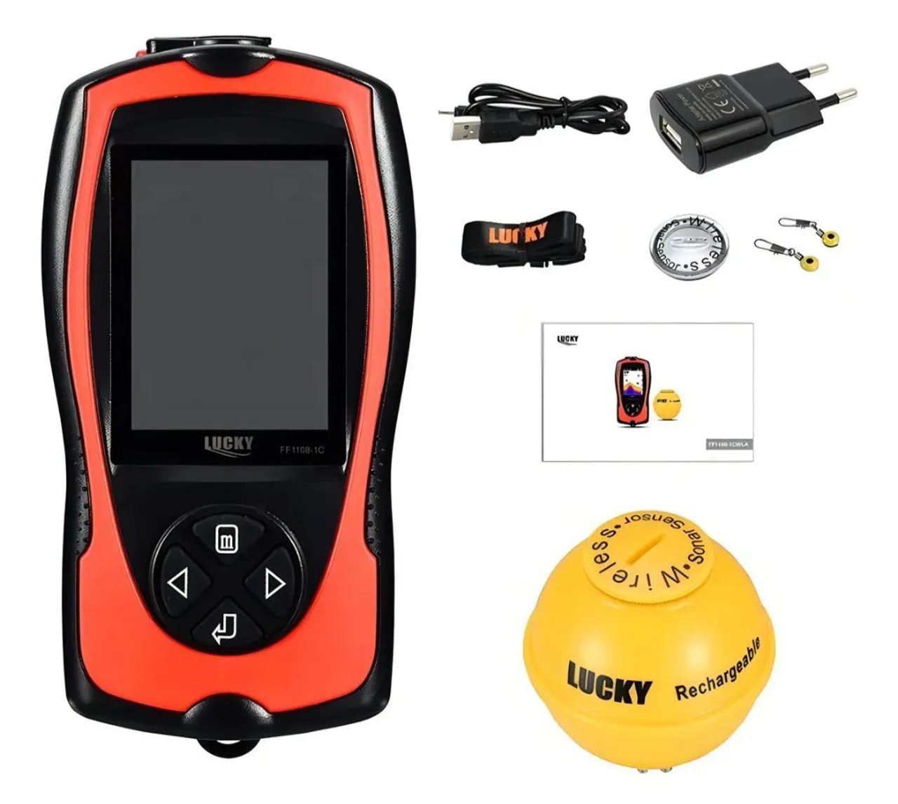 Carretilha molinete. SONAR SEM FIO FISH FINDER NOVO  - Foto 4