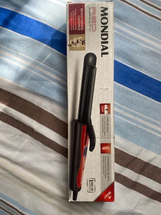 Modelador de Cacho Mondial Red Infinity 25mm Bivolt