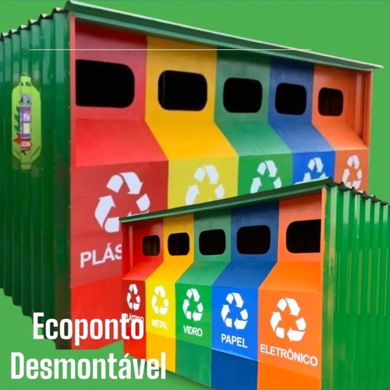 Ecoponto selecto Átrio Container Desmontável - Foto 2