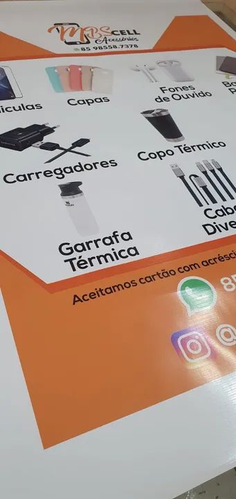 Lona/Banner impressa personalizada com sua arte (Gráfica Comunicação Visual) - Foto 4