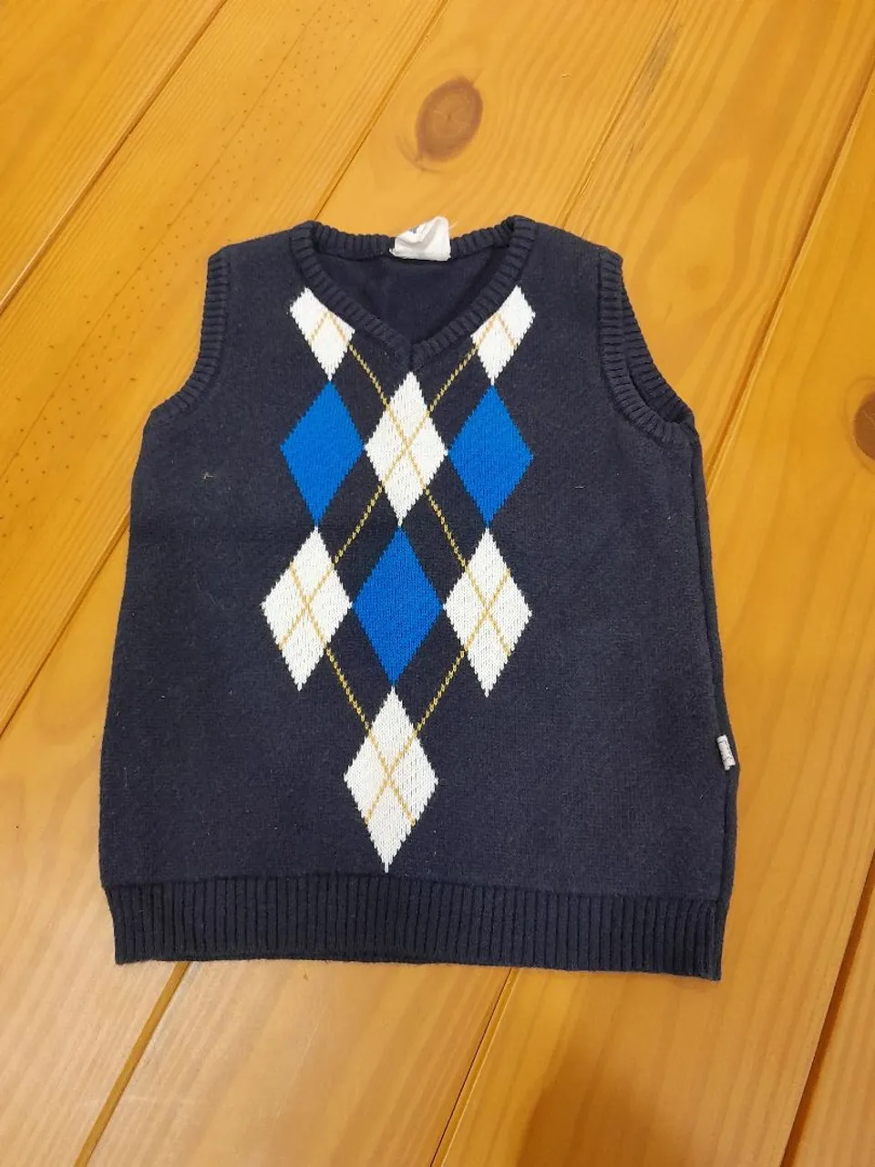 Colete Infantil Azul com Detalhes