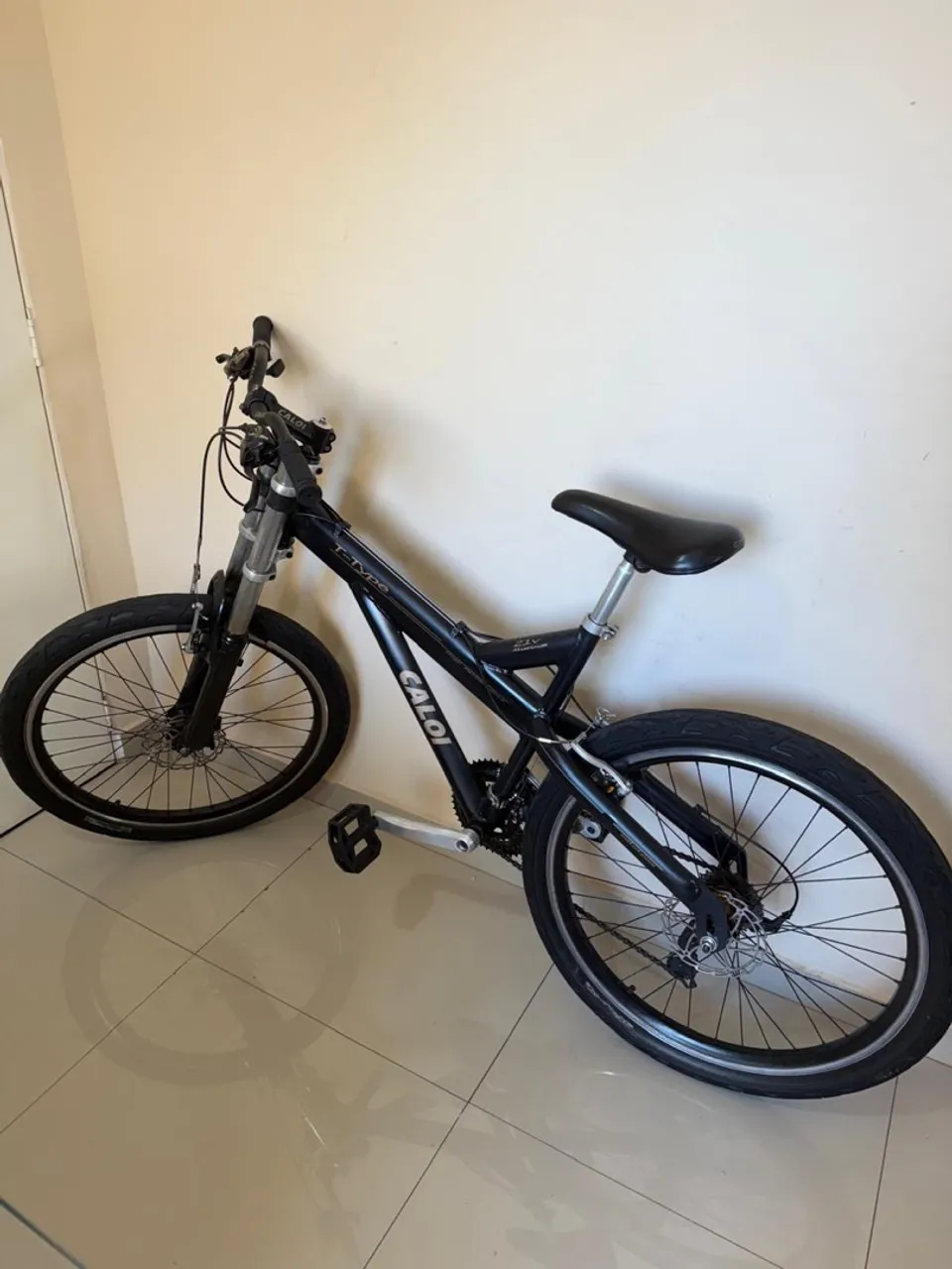 Caloi T-Type modificada com amortecedor standard de aço